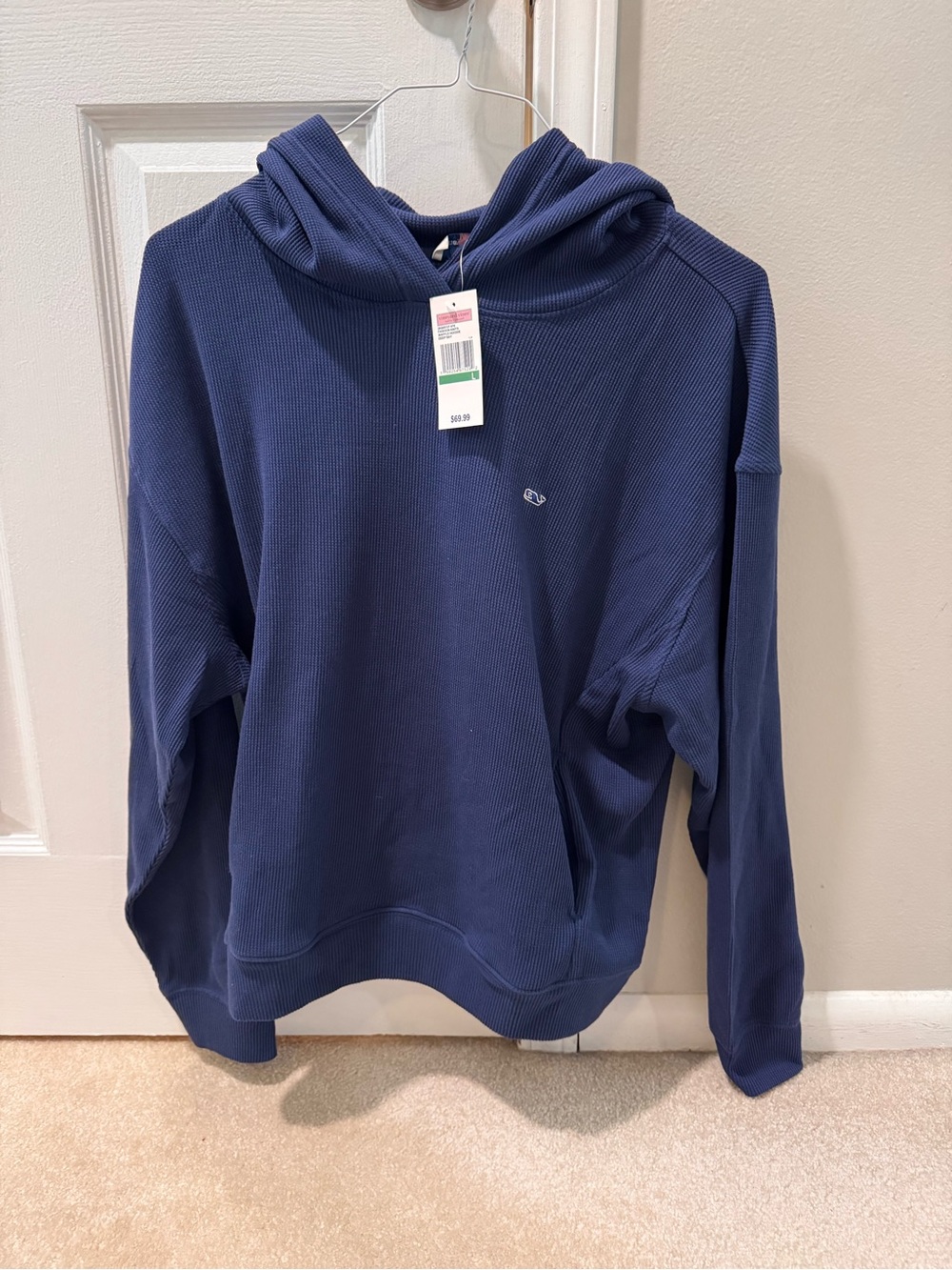 Women’s Large Vineyard vines waffle hoodie NWT